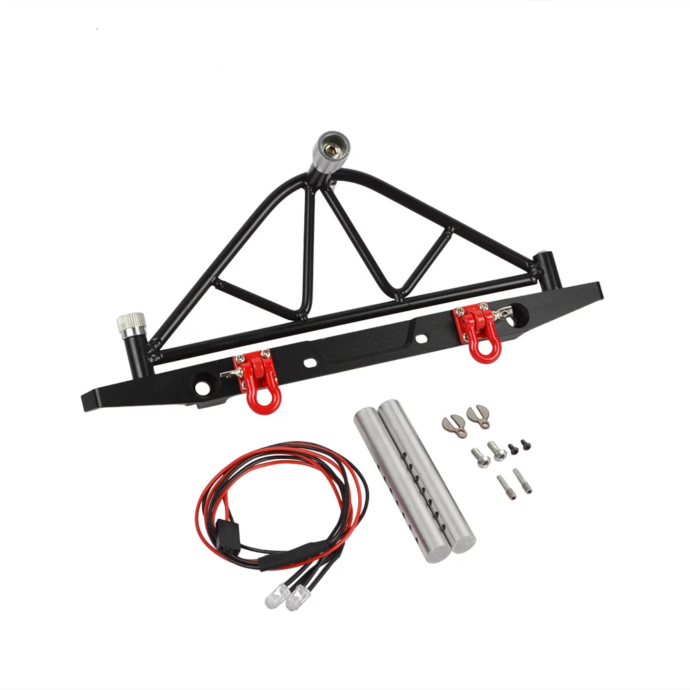 Задний бампер RC 1/10 с запасным багажником для шин задние фары обновленные детали