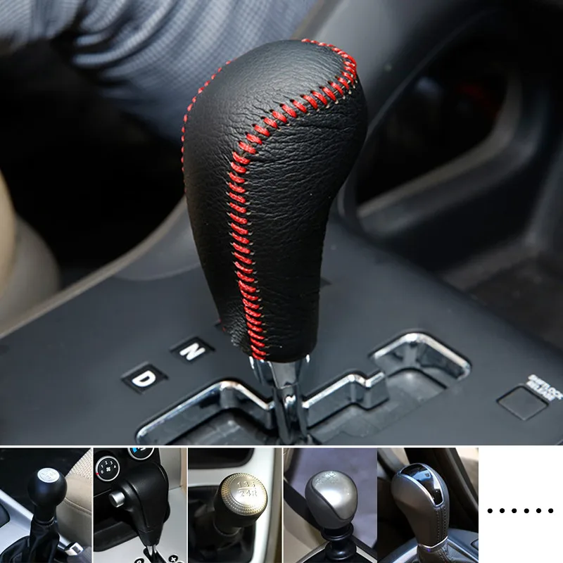 Автомобильный чехол для рычага переключения передач из натуральной кожи Citroen