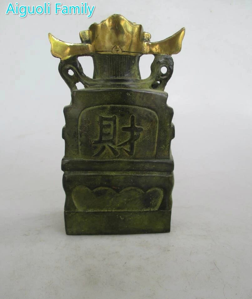 Китайская резная статуя бога богатства из старой бронзы|god of wealth|god sculpturegod statue |