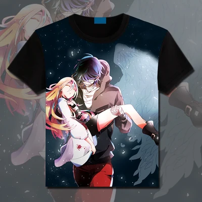 

Anime Angels of Death cosplay T-shirt Rachel Gardner Ray T-Shirts Short Sleeve Tops Tees