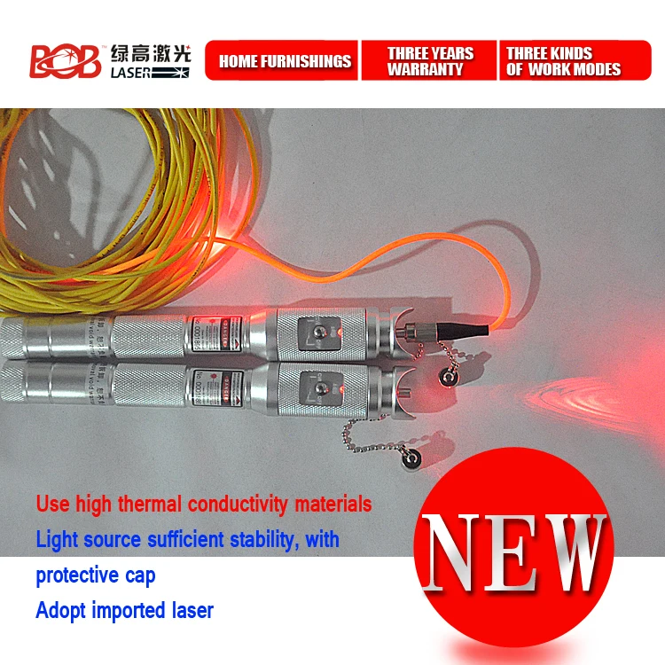 20 мВт Визуальный дефектоскоп Волоконно оптический кабель тестер км источник