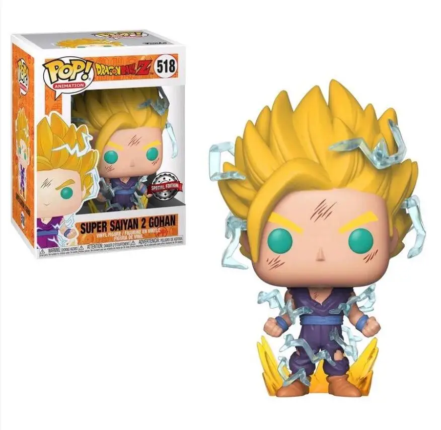 Funko Pop аниме Dragon Ball Супер Саян Гоку экшн-фигурка из фильма детские игрушки FRIEZA GREAT