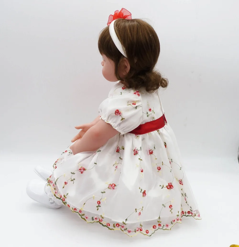 Виниловые силиконовые куклы Новорожденные 55 см игрушка на день рождения