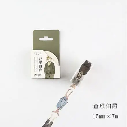 Винтажный Европейский персонаж сказочная васи лента DIY Украшение скрапбукинг планировщик Маскировочная лента клейкая лента этикетка наклейка - Цвет: 4