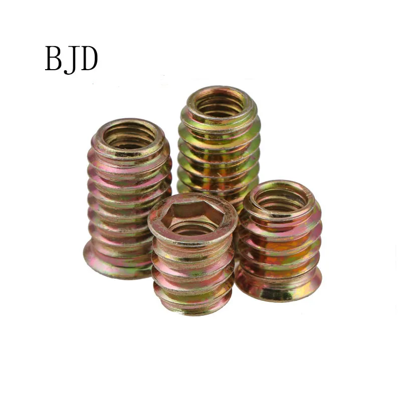 20 шт. M10 Шестигранная головка из углеродистой стали вставные гайки tuerca Резьбовая