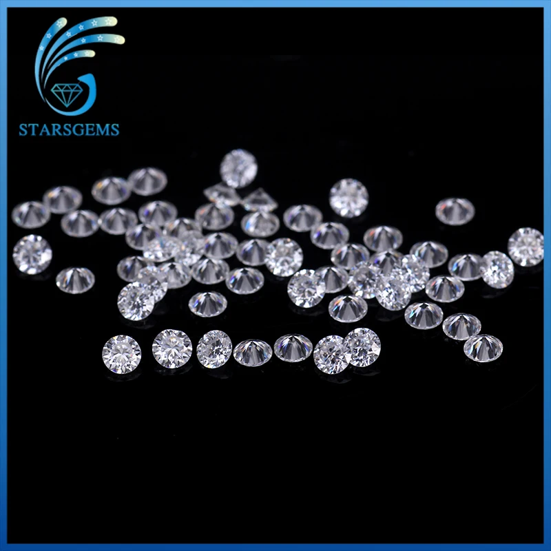 1 карат/упаковка незакрепленные круглые муассаниты 0 8 2 9 мм|Бусины| |