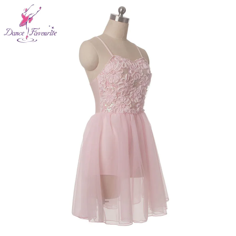 Girl &amp Women Sequin Lace Top Bodice Ballet Dress Ballerina Stage Performance Costumes Dance Pink | Тематическая одежда и