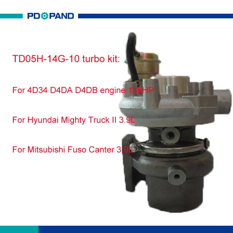 Турбокомпрессор для двигателя деталь Hyundai Mighty Truck II 3 5 ton 49178 02385 02386 ME015259 ME014881|compressor