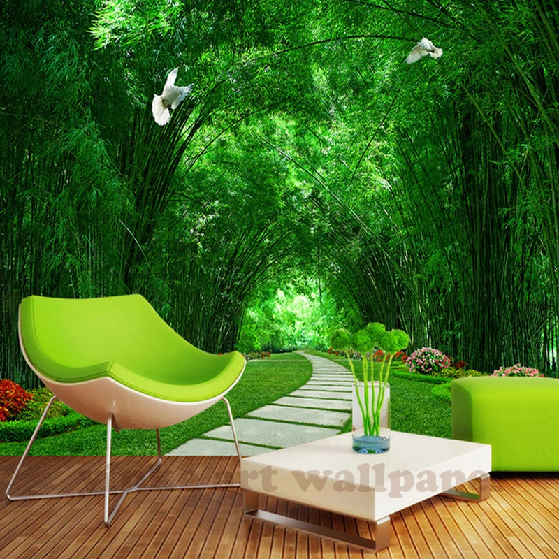 Пользовательские фотообои Большая настенная живопись фон бумага для гостиной ТВ