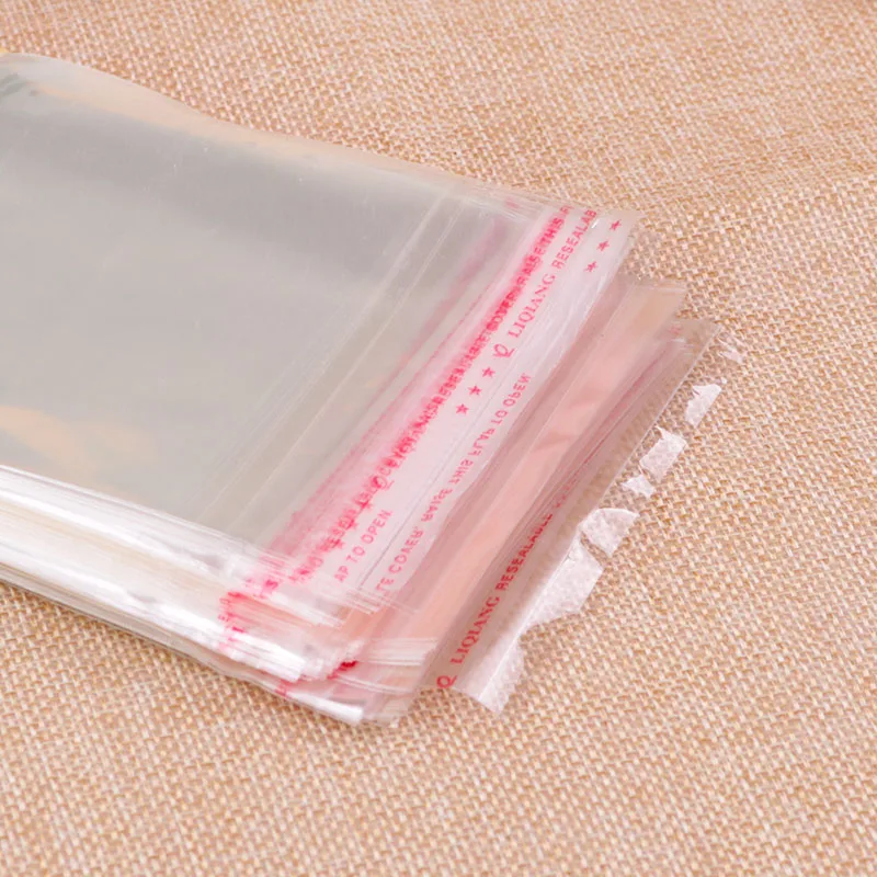 200 шт. пластиковые пакеты для упаковки 7x11 см 2 75x4 3 дюймов|plastic clear|gift bags packingpackaging gift |