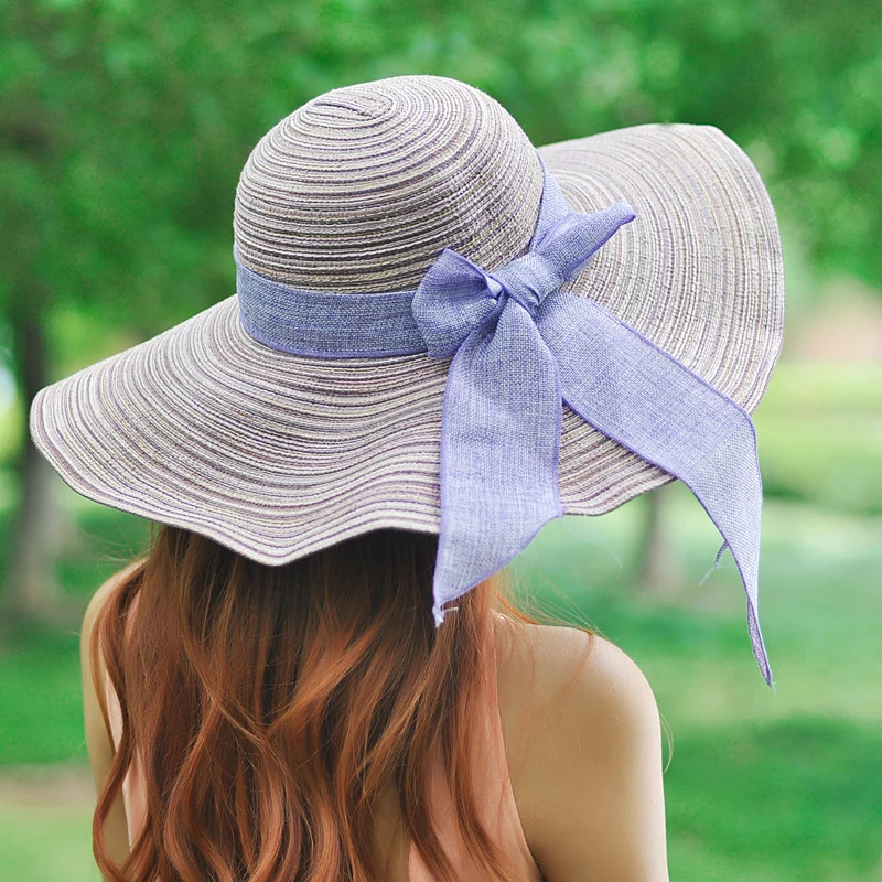 Вс Hat Взрослых Женщин Девушки Печати Активность Складной Уф-С долг Большой Пляж