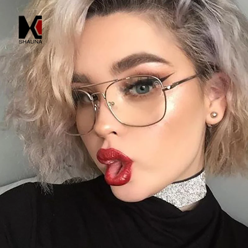 SHAUNA весенние шарниры Модные женские квадратные солнцезащитные очки ретро