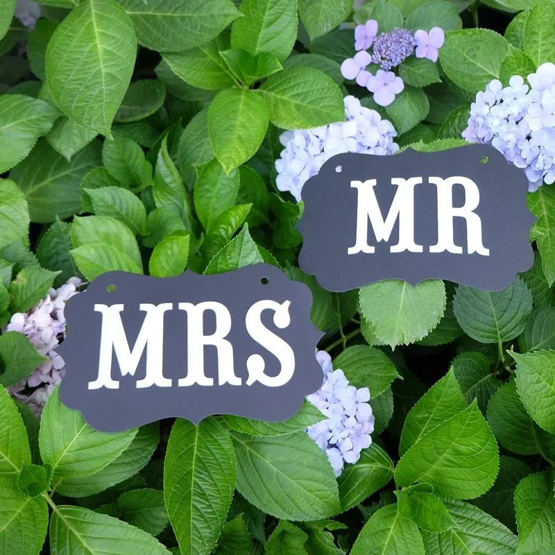 DIY черный Mr Mrs бумажная доска+ ленточный знак фото стенд реквизит свадебные украшения вечерние сувениры фотосессия