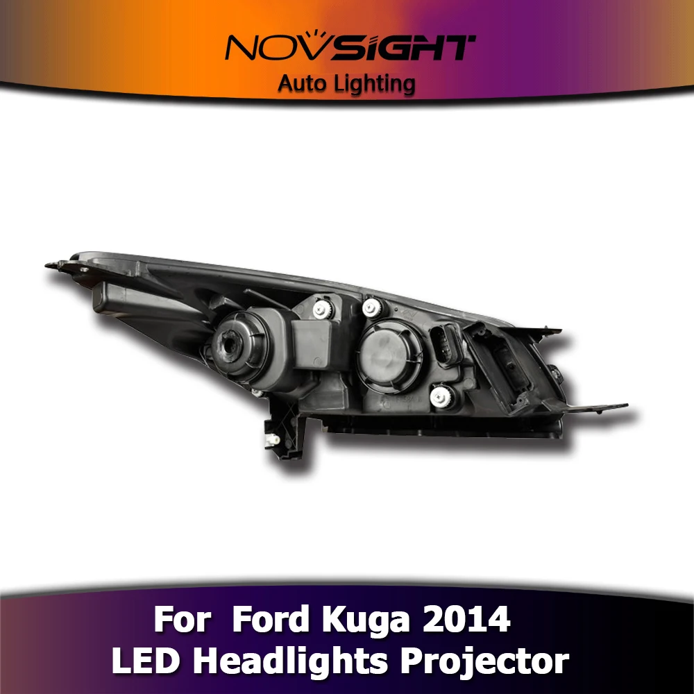 NOVSIGHT стайлинга автомобилей для Ford kuga фары 2014 светодиодный свет bi xenon h7 Ксеноновые