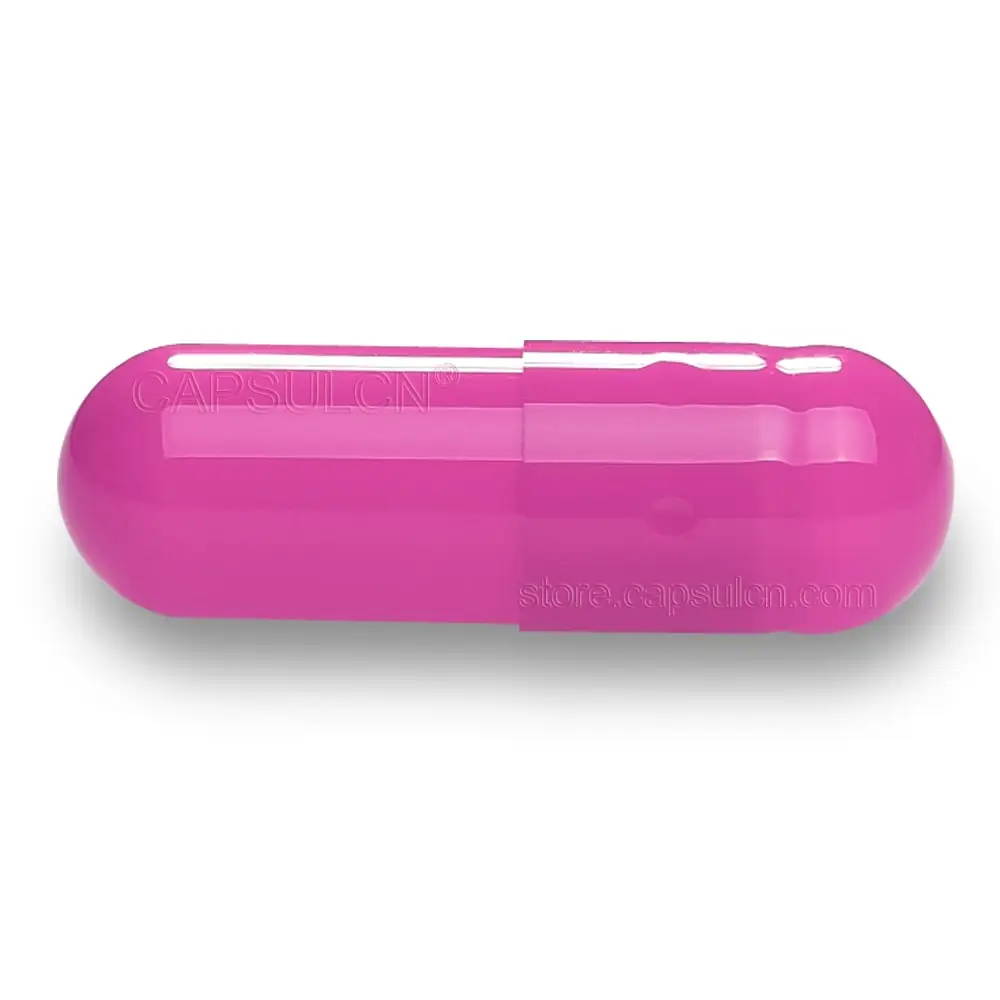 10000 шт/коробка пустая желатиновая капсула розовые капсулы Размер #1 соединенные
