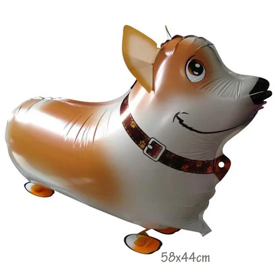 dog 4 Смешивает ходячие гелиевые шары в форме животных милый кот собака панда динозавр Тигр домашние воздушные шарики для день рождения вечерние украшения Дети и взрослые - Цвет: dog 4