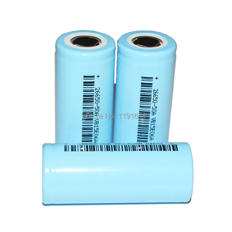 Бесплатная доставка! 3 шт./лот 7 В 26650 5000 мАч 15A непрерывный фонарик литий-ионный