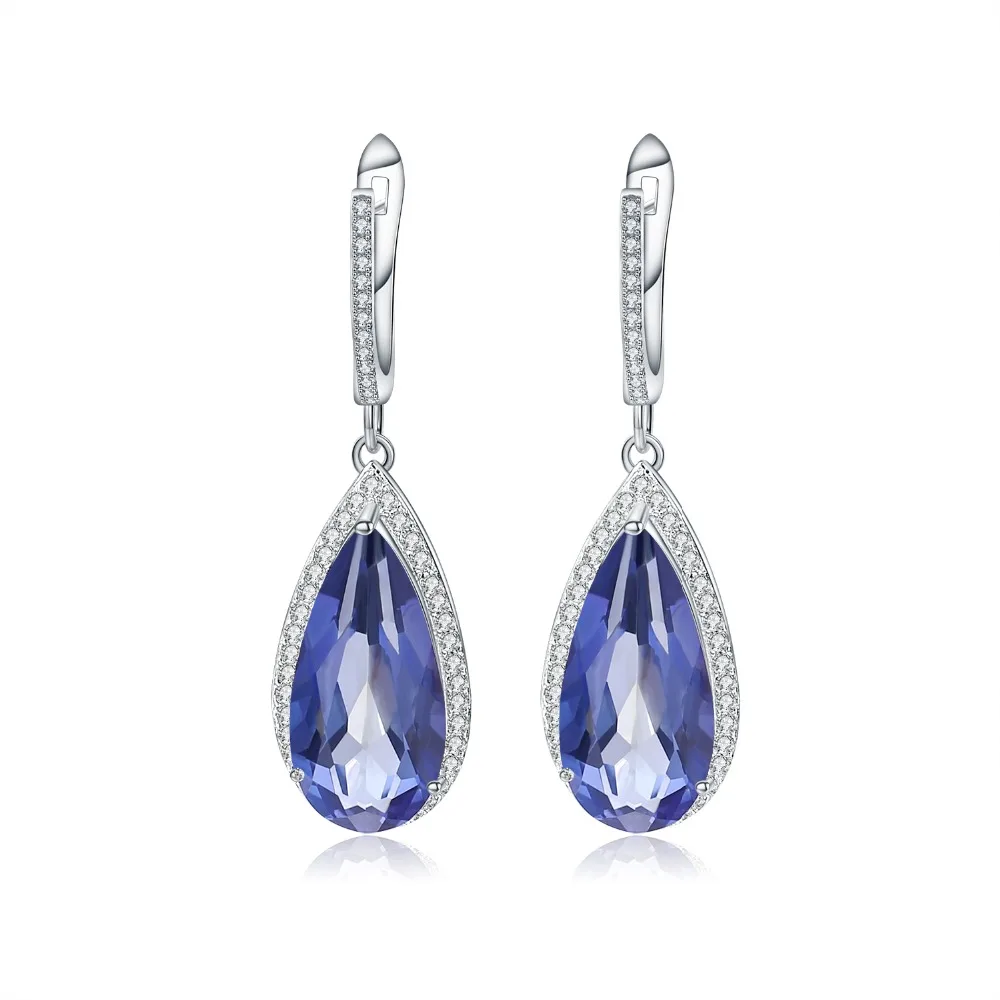Женские Балетные серьги GEM'S BALLET висячие из стерлингового серебра 925 пробы с