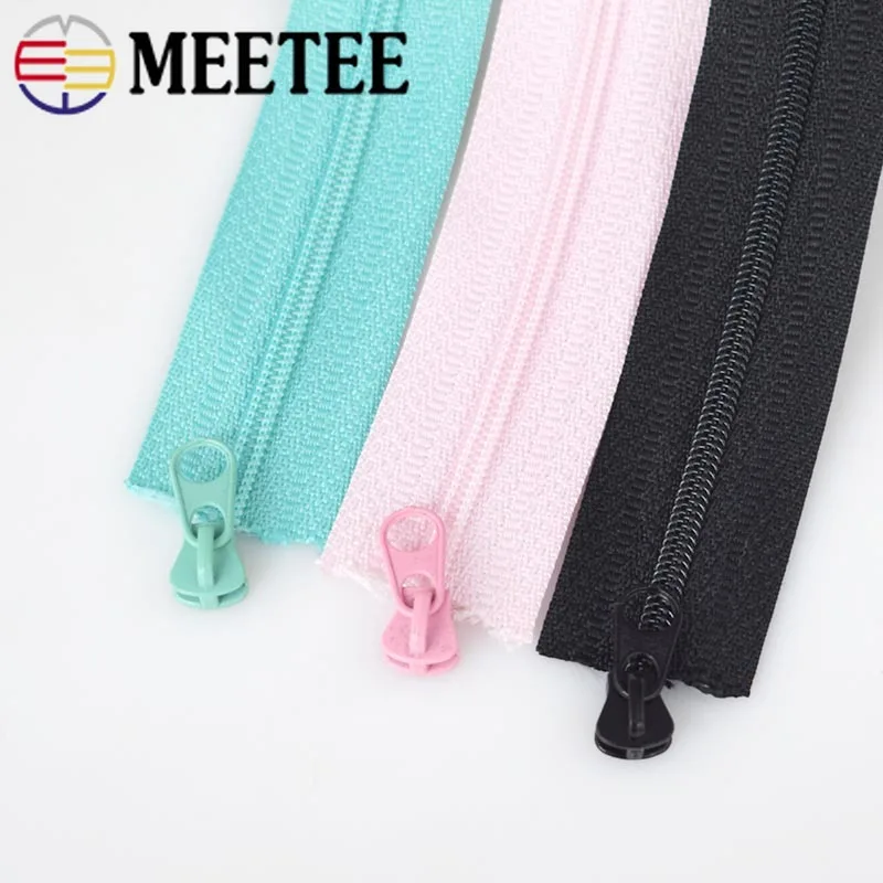 10 метров Meetee 3 # непрерывные молнии катушки застежки для шитья DIY длинная одежда с