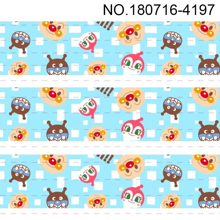 10 ярдов-разные размеры-Anpanman мультфильм напечатанный grosgrain ленты/180716-4197-4205
