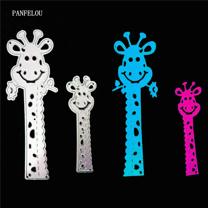 PANFELOU милый жираф металлическая крафт бумага штампованные штампы Скрапбукинг/DIY