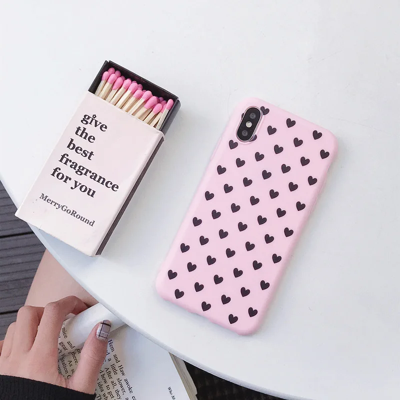 Силиконовый чехол с сердечком для Meizu Meilan U10 U20 M2 M3 M5 M6 M8 Note Pro 6 Plus Max M3S M5S M6S, милый чехол - Цвет: Розовый