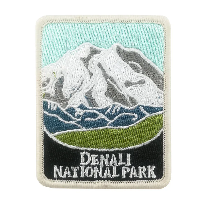 Нашивки DENALI с вышивкой термоклейкие сувениры в национальном парке для