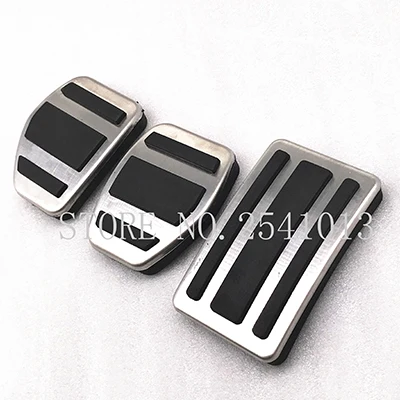 MT 3 pcs TTCR-II аксессуары для peugeot 508/для Citroen C5 на горе ускоритель Тормозная педаль сцепления Pedales наклейки пластин Pad - Название цвета: MT 3 pcs