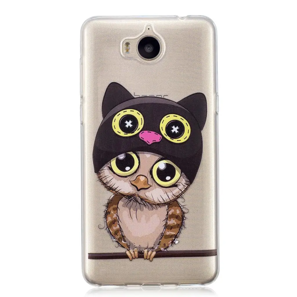 New 2019 Soft TPU Back Cover for huawei Y5 2017 Cute Painted cases case Fundas capa Coque Rubber bag |
