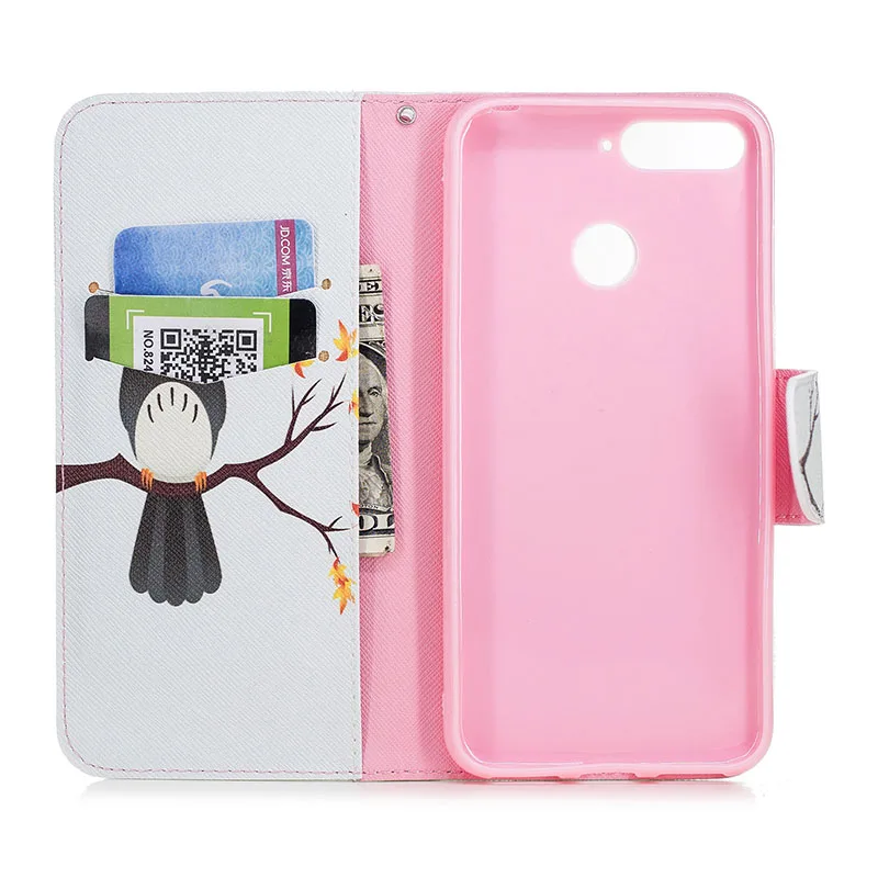 for Huawei Honor 7A Case Play Y6 2018 AUM-TL20 AUM-AL20 AUM-AL00 ATU-LX1 ATU-L21 Cover Phone PU Leather | Мобильные телефоны и