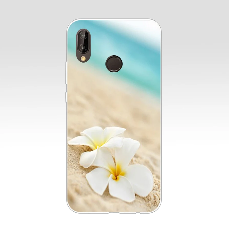 8H Blue Wood Seashells Sea Star Soft Silicone Tpu Cover Case for huawei p 20 lite pro y6 2017 mate 10 | Мобильные телефоны и