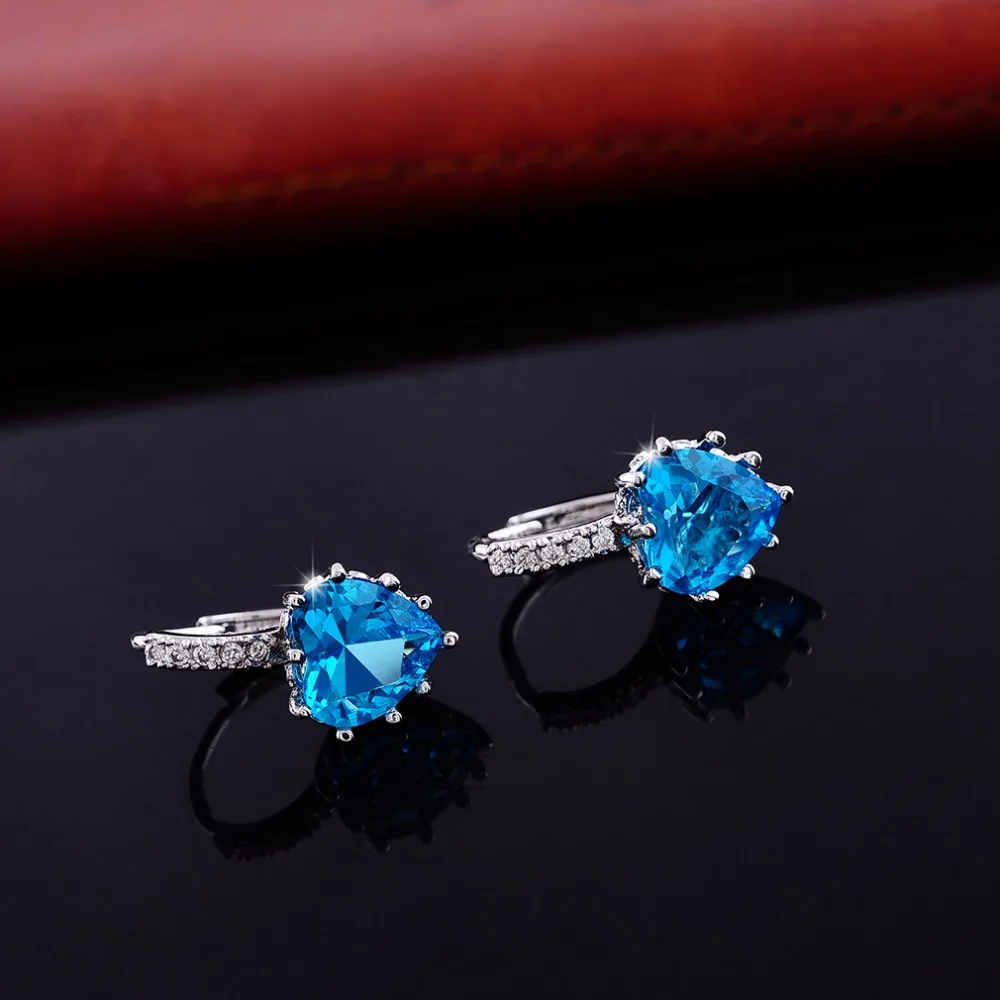 Женские серьги кольца из серебра 925 пробы с фианитом|sterling silver hoop earrings|hoop earrings for