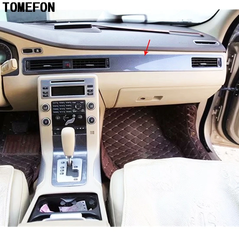 TOMEFON для Volvo S80 2009 до 2011 ABS специальная краска из углеродного волокна внутренняя