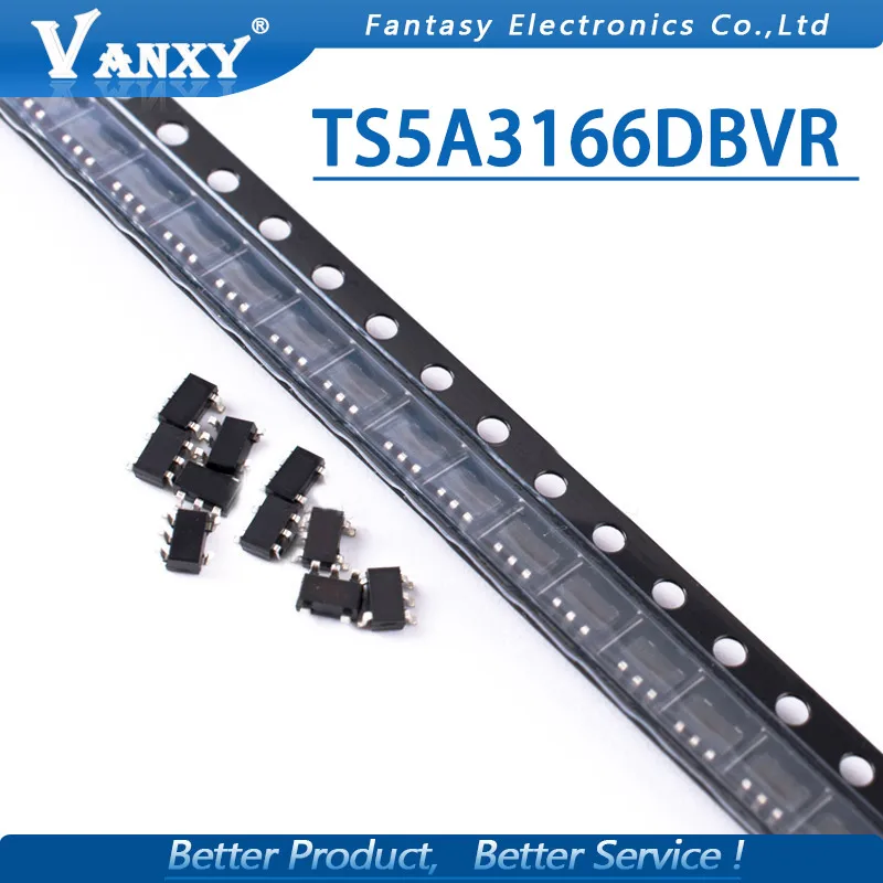 10 шт. TS5A3166DBVR сот TS5A3166 SOT23-5 новый оригинальный | Электронные компоненты и