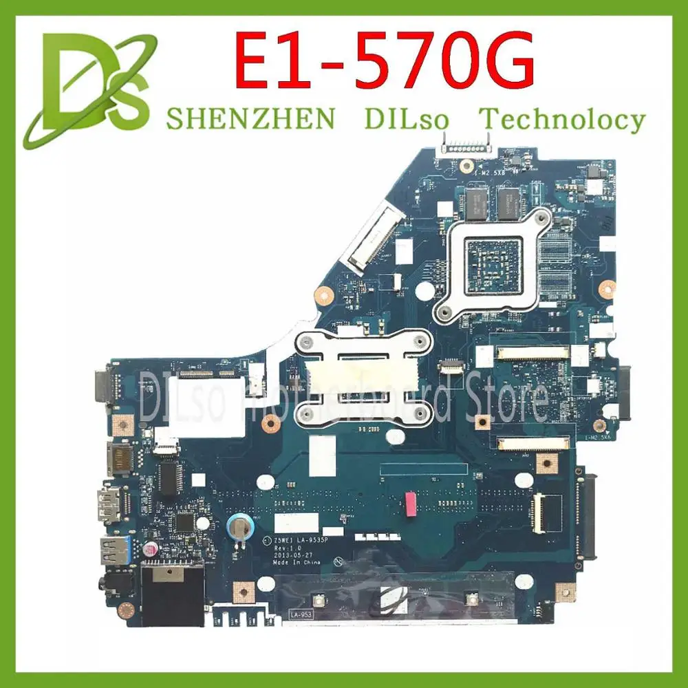 KEFU Z5WE1 LA-9535P материнская плата для acer aspire E1-530 E1-570 E1-570G Материнская плата ноутбука I3-3217U GT740-2G Тесты работы