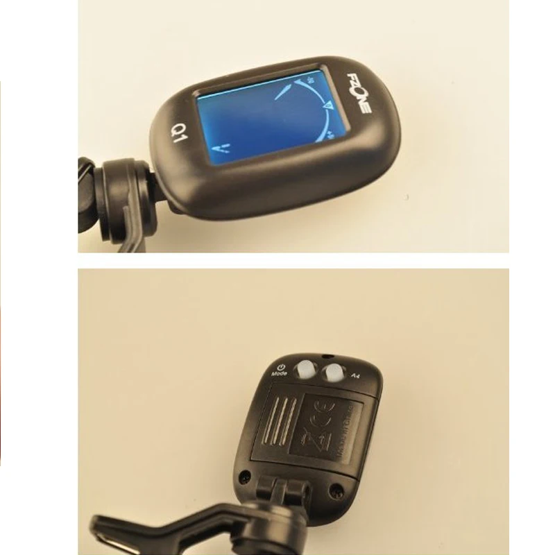 FT-Q1 электронный тюнер для хроматической гитары бас скрипки укулеле ЖК-тюнер