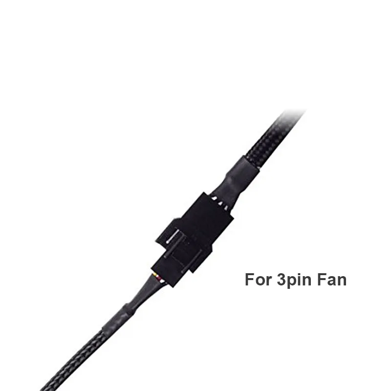 Сетчатый удлинитель для ЦП IDE Molex черный 4 контактный охлаждающий вентилятор ATX 12