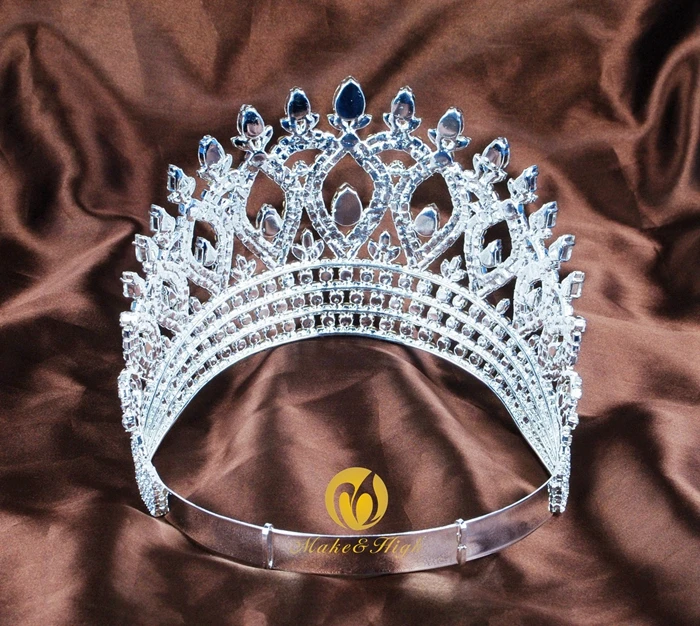 World beauty Pageant Tiara головная повязка с прозрачными австрийскими стразами корона аксессуары для волос парад Свадебные вечерние костюмы