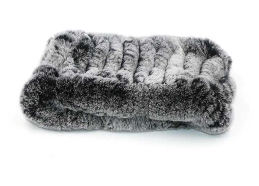 

YCFUR Women Headband Winter Autumn Elastic Real Rex Rabbit Fur Headbands For Girls Neck Scarf Hair Band Ladies