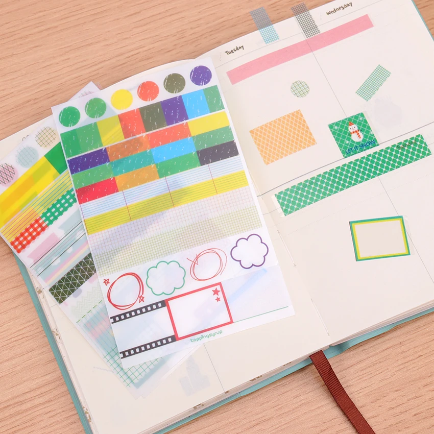 6 листов/набор стикеры для записей|Канцелярские наклейки| |