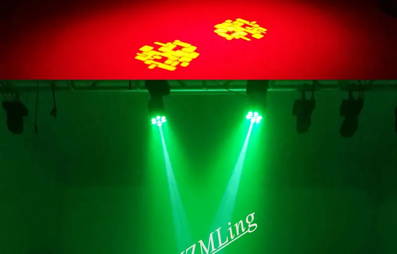 2в1 30 Вт Светодиодный точечный светильник+ 6x8 Вт моющийся светильник DMX512 движущийся головной светильник Профессиональный DJ/бар/вечерние/шоу/сценический светильник светодиодный сценический станок