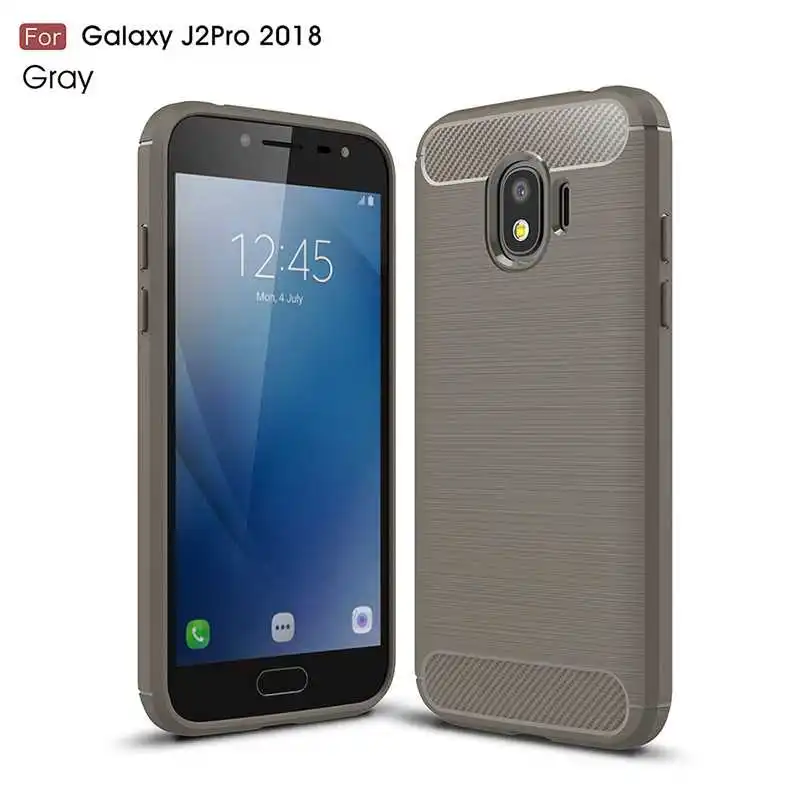 Gray Mokoemi модный противоударный мягкий силиконовый чехол 5," для samsung J2 чехол для samsung Galaxy J2 Pro чехол для телефона - Цвет: Gray