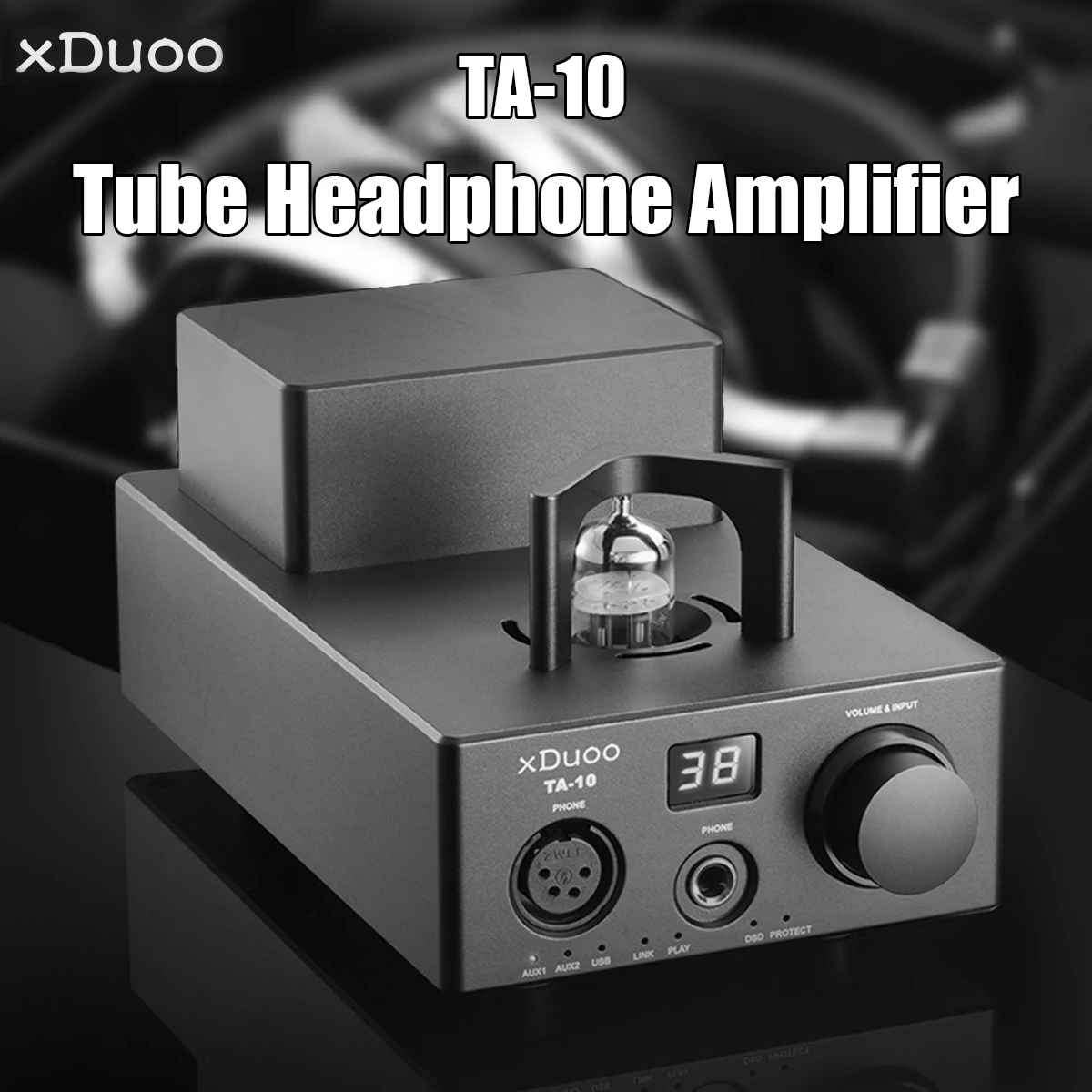 Xduoo TA-10 AK4490 XMOS USB DSD ЦАП 12AU7 ламповый усилитель для наушников AUX вход Цифровой