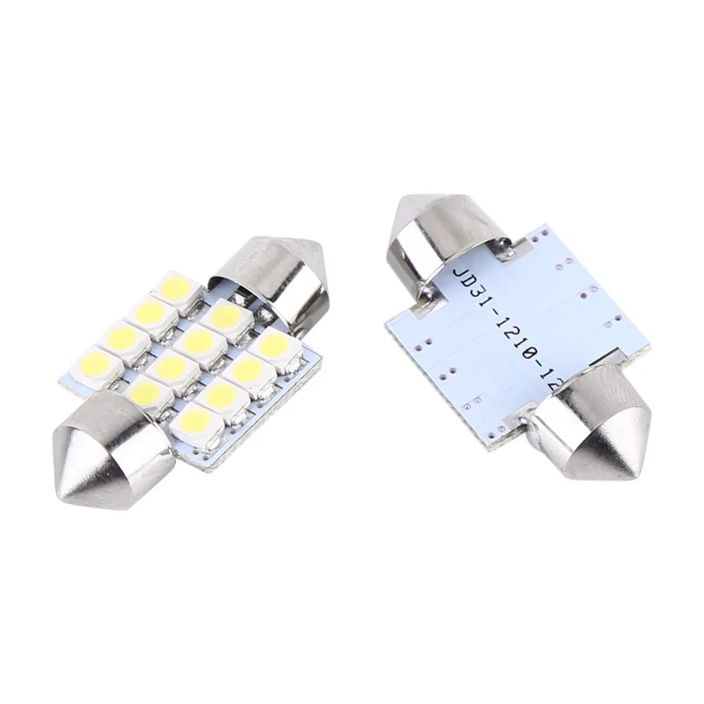 2 шт. супербелые светодиодсветодиодный лампы 12 В 12SMD 31 мм|work lamp|door lightwork light lamp |