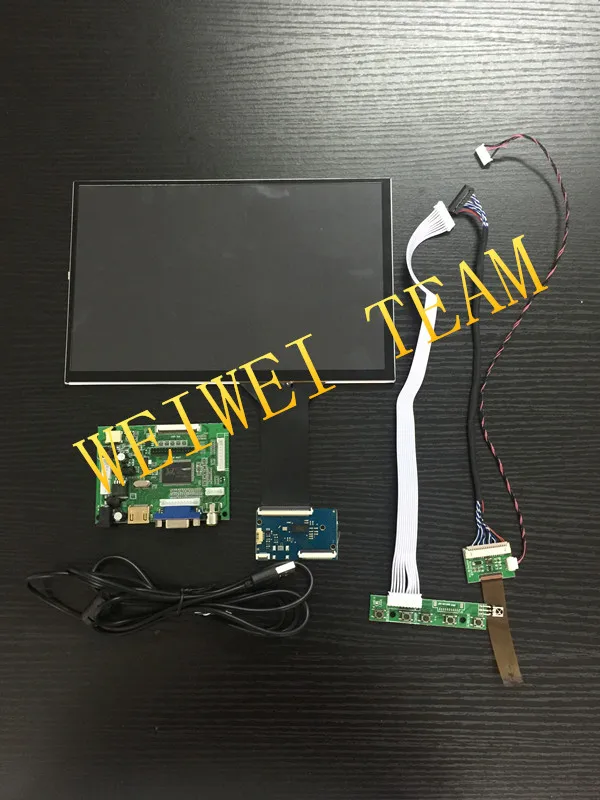 10,1 дюймов 1280*800 Емкостный сенсорный экран для Raspberry Pi 3 ips ЖК-модуль монитор дисплей Поддержка автомобиля HDMI USB VGA 2AV