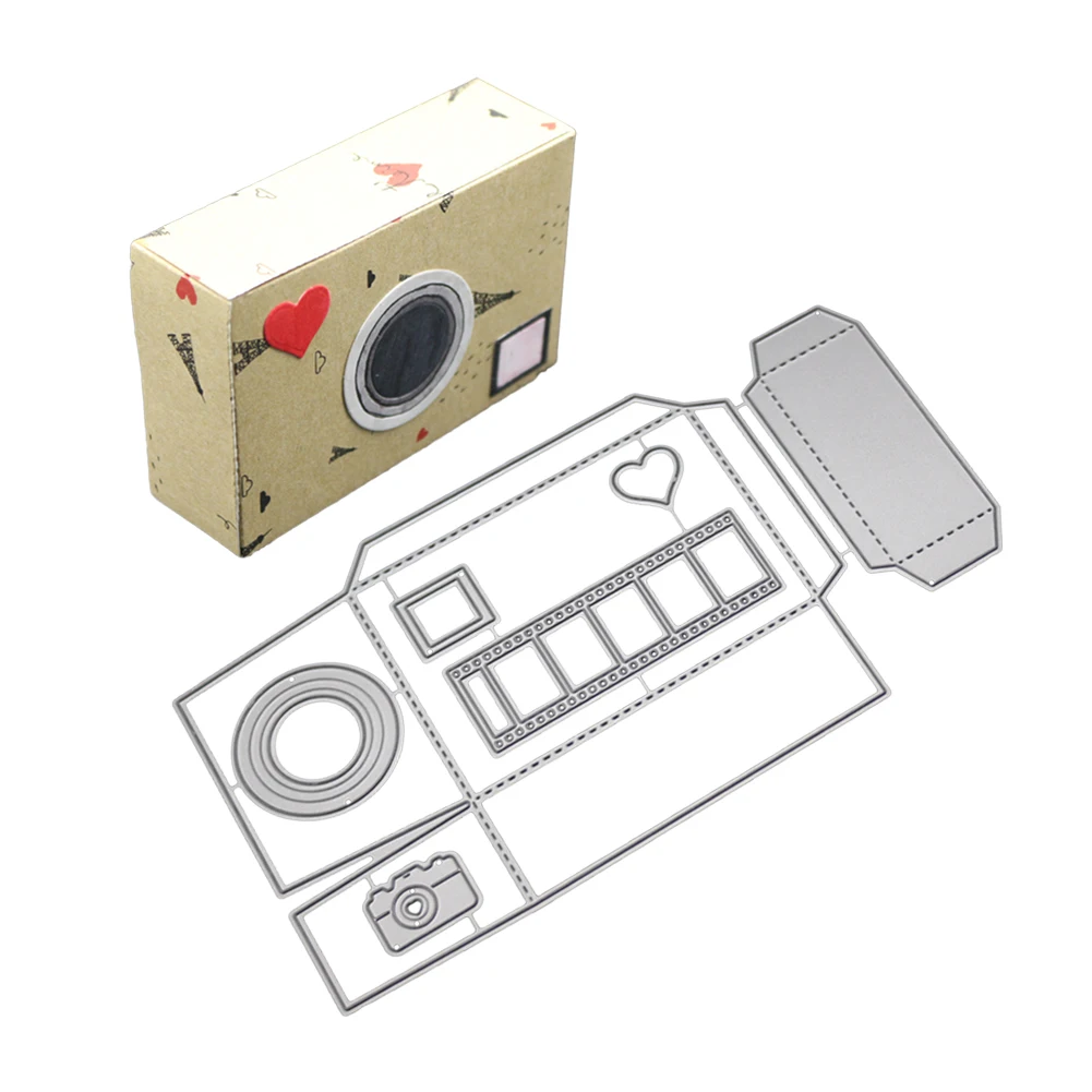 Штампы и штампы новинка 2019 металлические для резки рамка камеры скрапбукинг