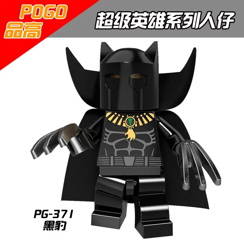 PG8088 Супер Герои El Dorado человек паук Проксима Полночь Бумеранг Killmonger строительные