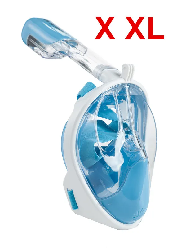 2017 Lake Blue X XL Хит, маска для дайвинга, маска для подводного плавания, анти-туман, маска для подводного плавания, для женщин, мужчин, детей, для плавания, для дайвинга, снаряжение для мужчин - Цвет: 2017 Lake Blue X XL