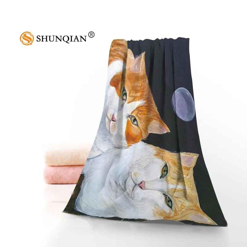 Индивидуальное женское Хлопковое полотенце с принтом для лица/женское из