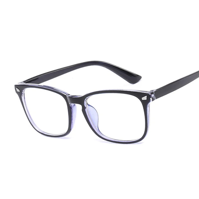 Винтажные Квадратные прозрачные очки женские линзы оправа для очков оптические